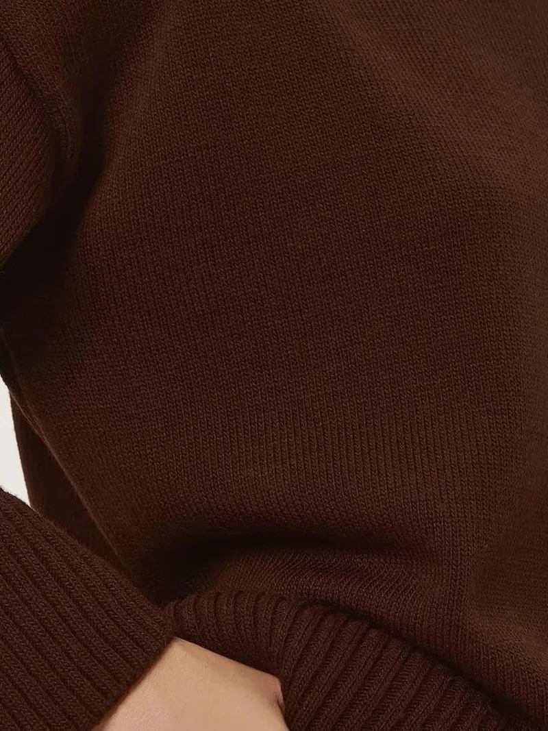 HICCUP Crew Neck Cozy Sweater