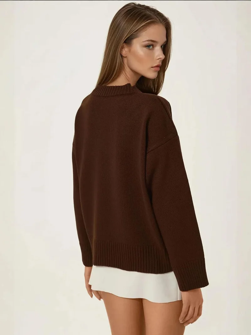 HICCUP Crew Neck Cozy Sweater