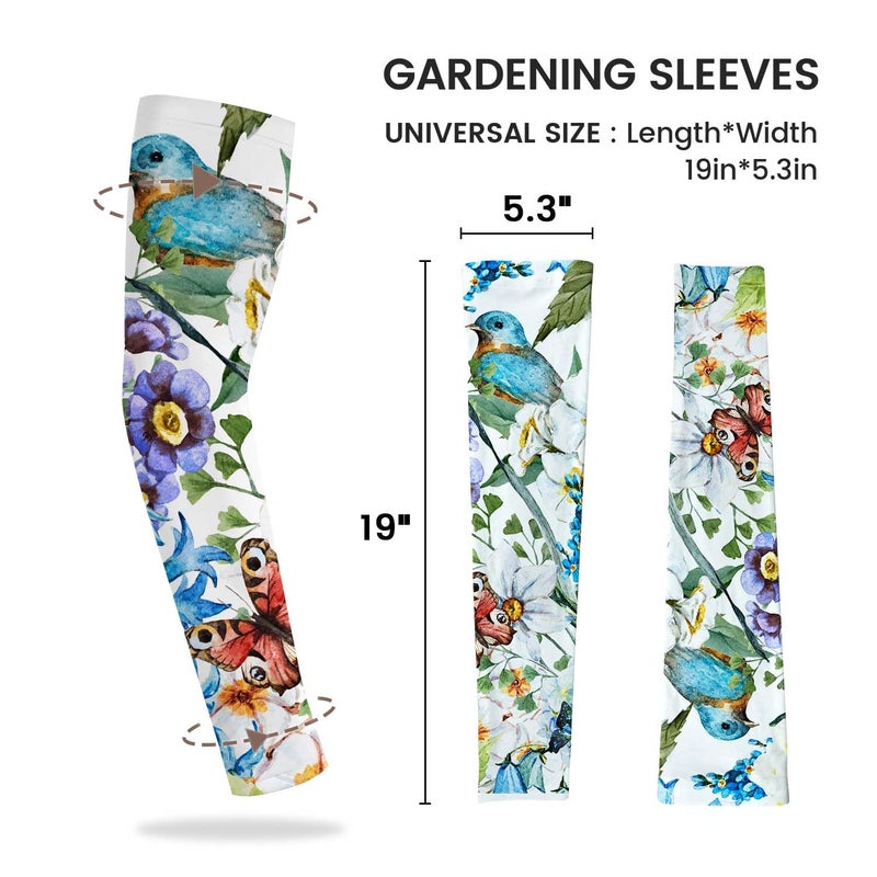 YPHCDO Gardening Sleeves for Women Farm Sun Protection Thorn Proof Cooling Arm Sleeves to Cover Arms for Garden Sports - Image 5