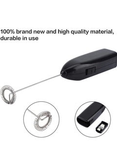 Generic Electric Beater for making foam of Cappuccino, Milkshakes, Latte Macchiato & Hot Drinks Black  - Image 4