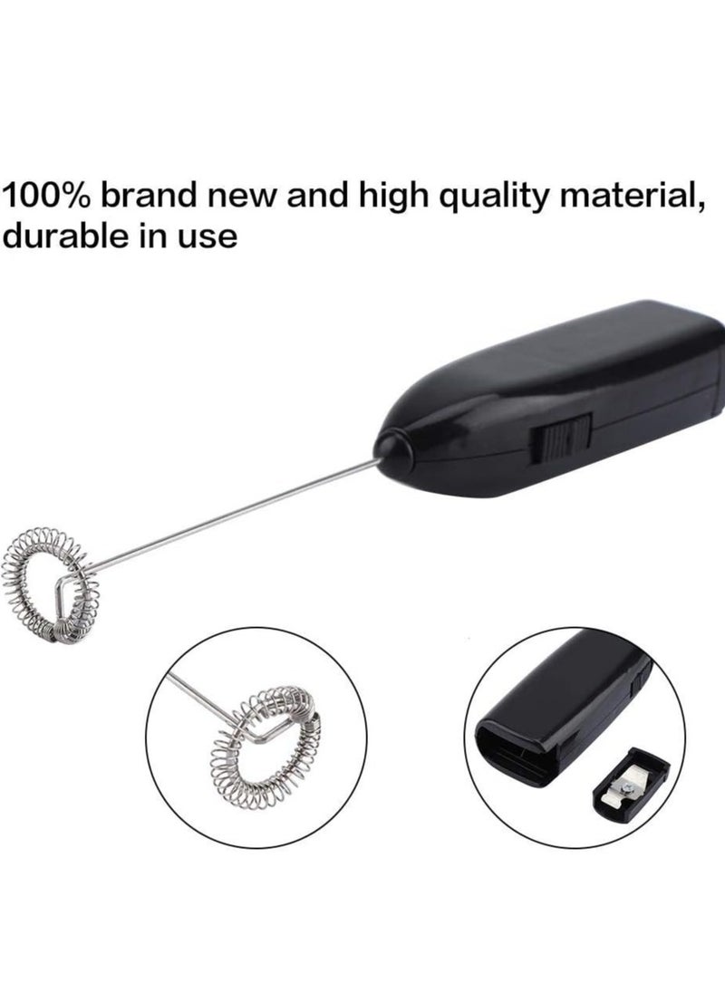 Generic Electric Beater for making foam of Cappuccino, Milkshakes, Latte Macchiato & Hot Drinks Black  - Image 4