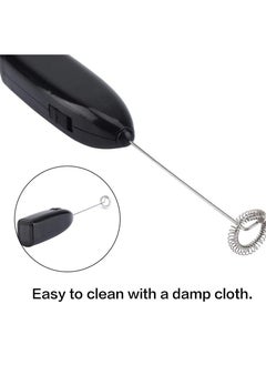 Generic Electric Beater for making foam of Cappuccino, Milkshakes, Latte Macchiato & Hot Drinks Black  - Image 5