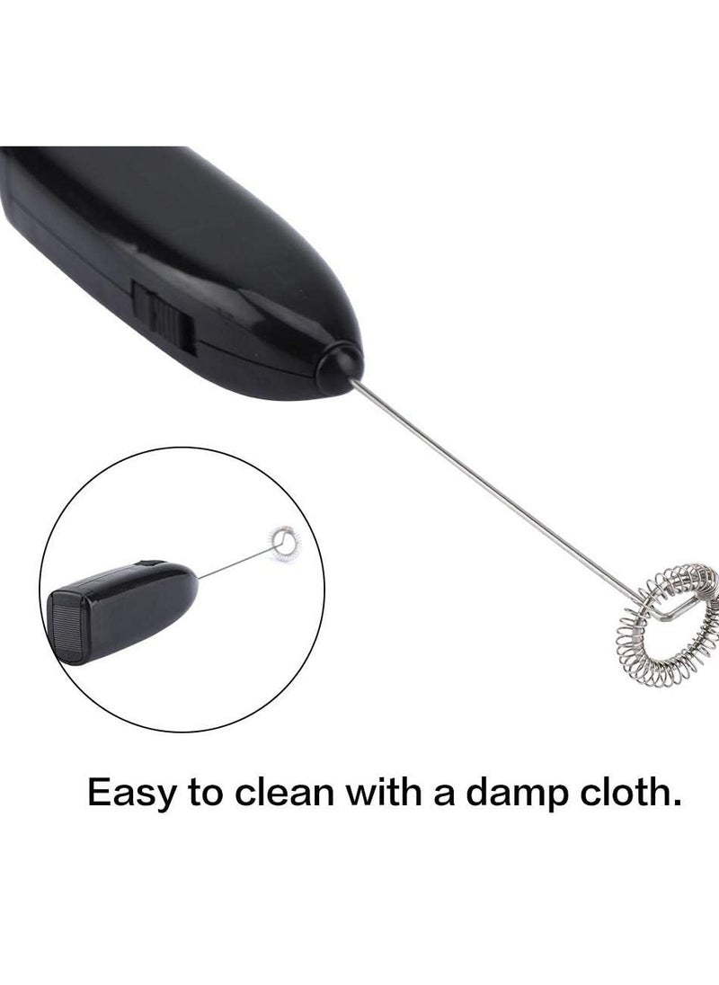 Generic Electric Beater for making foam of Cappuccino, Milkshakes, Latte Macchiato & Hot Drinks Black  - Image 5