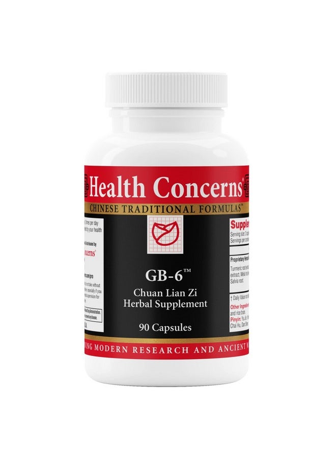 Health Concerns Gb6 Gallbladder And Liver Support 90 Capsules  - Image 1