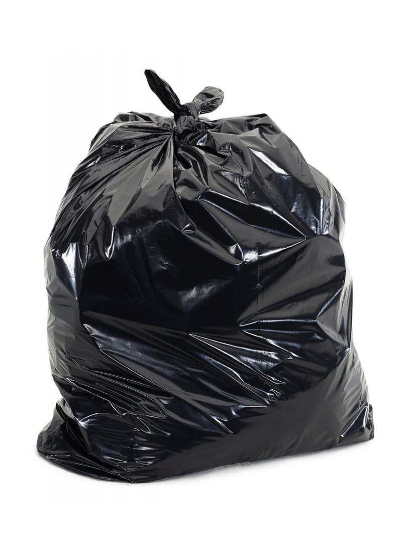 Disposable Strong & Biodegradable Trash Can Bin Liners, 5 Rolls  Small Black Trash Bags Strong Garbage Bags, Waste Basket Liner, for Home, Kitchen, Office 80 X 110CM 20KG  - Image 2