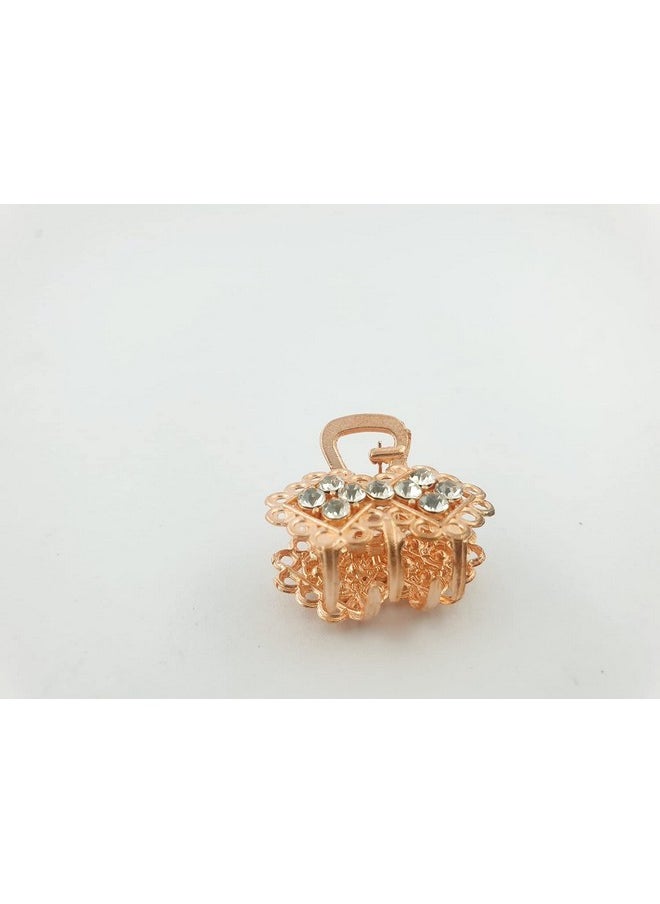 DHAVESAI Dhavesai m.a.g Metal Multi Design Hair Claw Clips,Catch Banana Clips,Clamp Hair Accessories for Girls Women small size pack of 2 (Multi color and Design as Per availability)  - Image 2