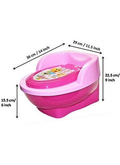 Nabhya Toilet Training Potty Seat With Upper Closing Lid And Removable Bowl For Baby (Random Colour Multicolour)  - Image 3
