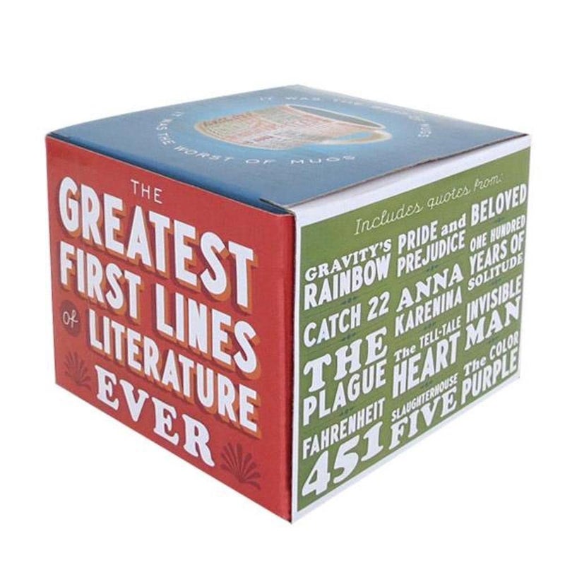 The Unemployed Philosophers Guild First Lines of Literature Coffee Mug - Famous Openings from Books, Novellas, and Short-Stories, Comes in a Box, 14oz - Image 2