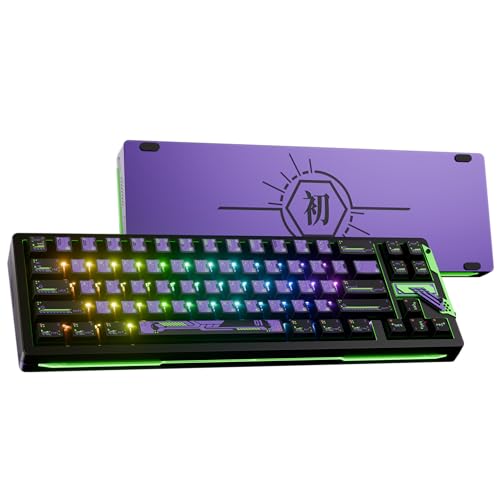 OOCTPK Chilkey Slice68 HE Gaming Keyboard: Hall Effect Aluminum Keyboard with Flux Switch, Rapid Trigger, 8K Polling, Per-Key RGB Gaming Magnetic Switch Key Board for Gaming (Purple) - Image 1
