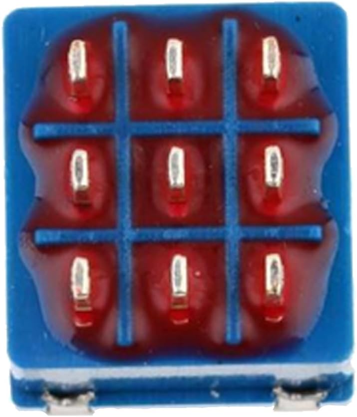 E Support 3PDT 9 Pins Box Stomp Guitar Effect Pedal Foot Switch True Bypass Metal Pack of 10 - Image 4