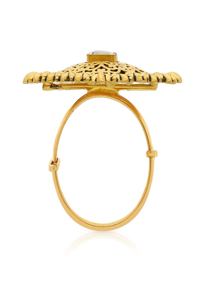 Malabar Gold and Diamonds - 22 Carat 916 Purity Yellow Gold Ring RG3888366Y13 For Women - Image 1