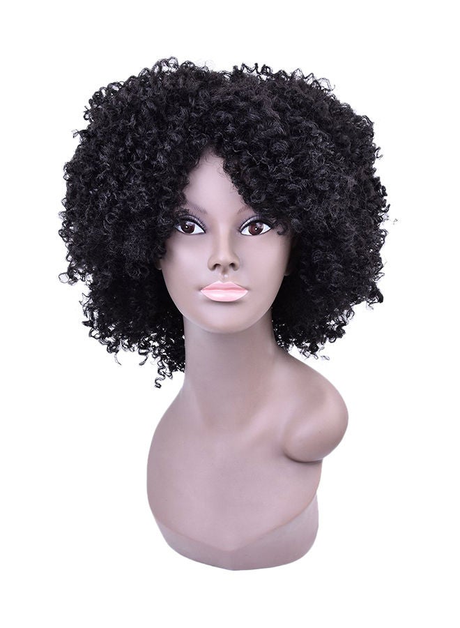 NIBEMINENT Short Straight Anime Cosplay Wig Black - Image 1