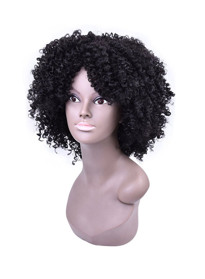 NIBEMINENT Short Straight Anime Cosplay Wig Black - Image 2