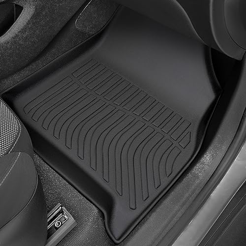 COTAZA for Chevy Traverse 2018-2023 Floor Mats & Cargo Liner ONLY for 7 Seats Bucket Seats, All Weather TPE Rubber Mats for Chevy/for Chevrolet Traverse Accessories (Fit 2024 Traverse Limited) - Image 5
