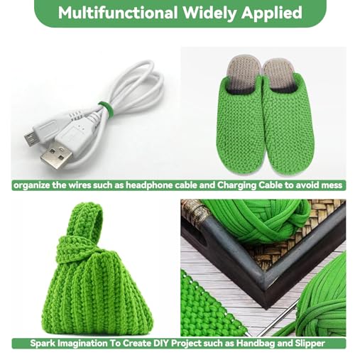 MAQIHAN 2 Pack Garden String - Plant Ties, Garden Twine, Gardening Tape, Tree Support, Stretchy Trap for Trees,Flowers,Green Soft Ties for All Plants All Gardeners(35M/Roll,115FT) - Image 5