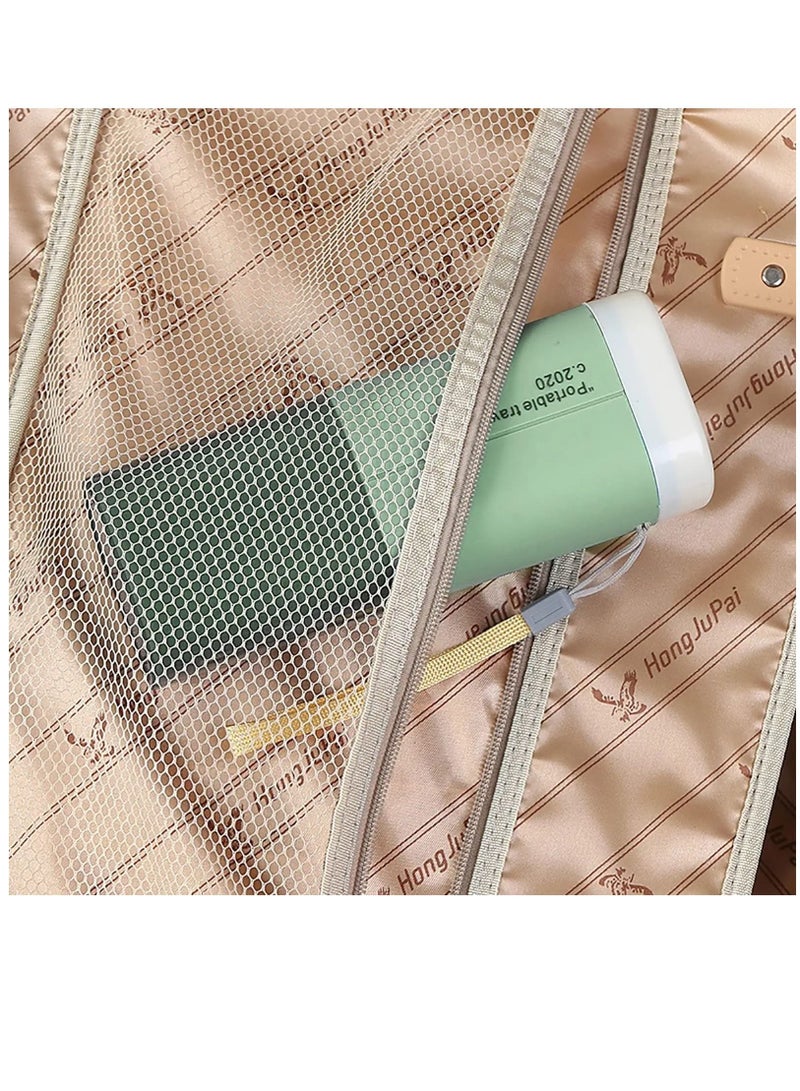 SYOSI Portable Travel Toothbrushes Case Toothpaste Storage Box Cup, Multifunction Toothbrushes Toothpaste Set with Cup, Toothbrush Case for Traveling, Camping, School, Business and Daily Uses (Green) - Image 4