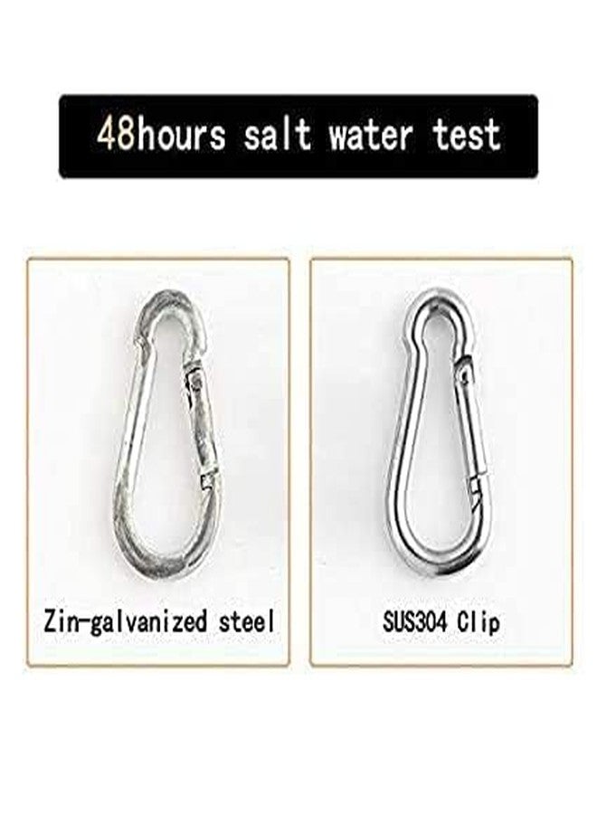 D&C PAWS Eye Clasp with Safety Hook - Heavy Duty Versatile Spring Buckle for Dog Leash Collar Connection, Keychains, and DIY Craft Projects Durable and Reliable Multipurpose Design (Pack of 2) - Image 3