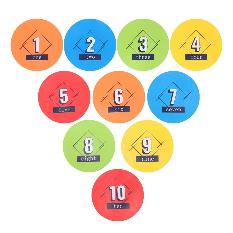 Agility Training Spot Markers 23cm Mixed Color Soccer Basketball Football Discs - Image 2