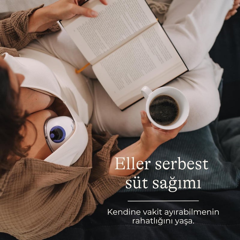 Lansinoh مضخة الثدي الكهربائية المزدوجة القابلة للارتداء من لانسينه - بدون استخدام اليدين ومحمولة - Image 4