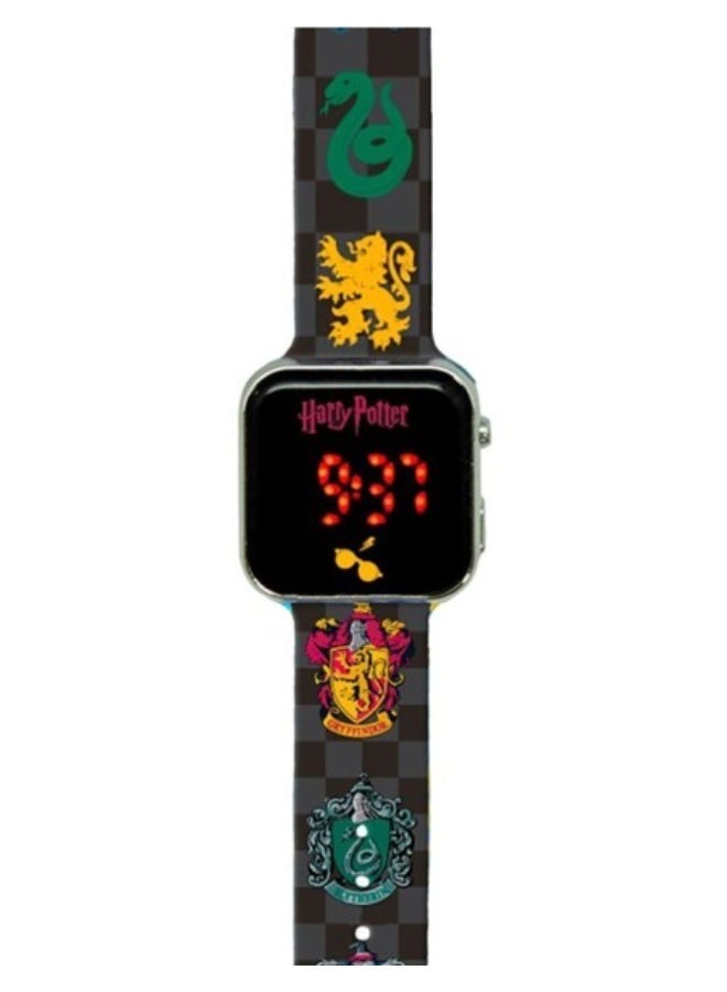 Harry Potter Black Printed Strap LED Watch - HP4118 - Image 2