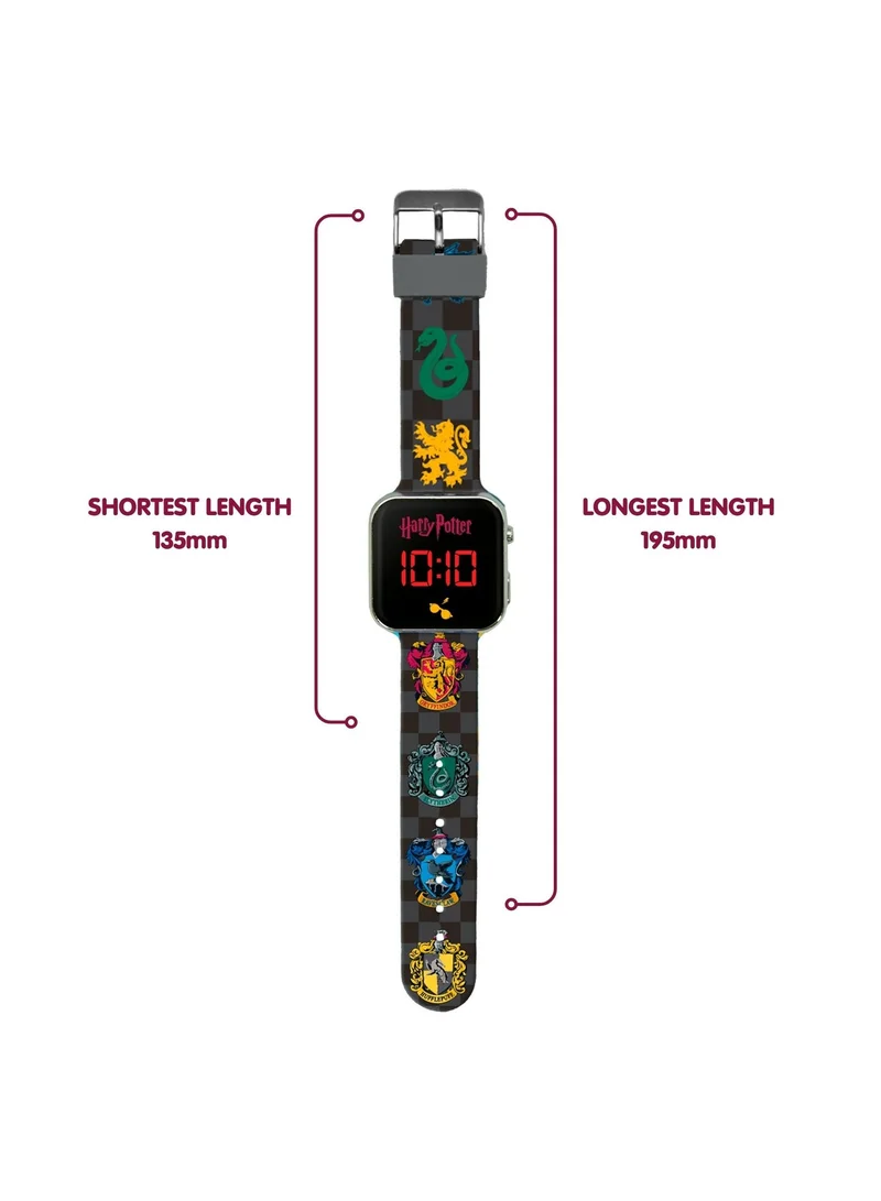 Harry Potter  Harry Potter Black Printed Strap LED Watch - HP4118  | Best Price UAE