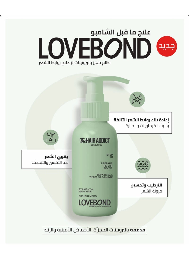 The Hair Addict LoveBond Pre-Shampoo 50ml - Image 2
