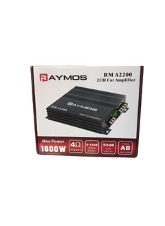 RAYMOS Raymos RM- A2200 2 channel 1600 watt Max Power AB class  Car amplifier  - Image 1