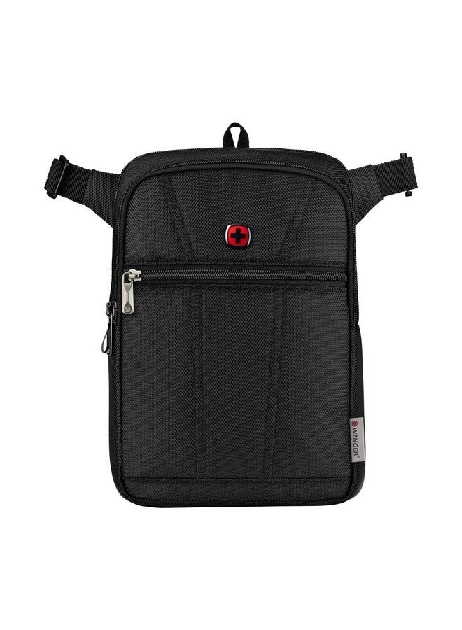 WENGER, BC First, Vertical Crossbody Bag, Black Swiss Designed-Blend of Style and Function, 612273 - Image 1