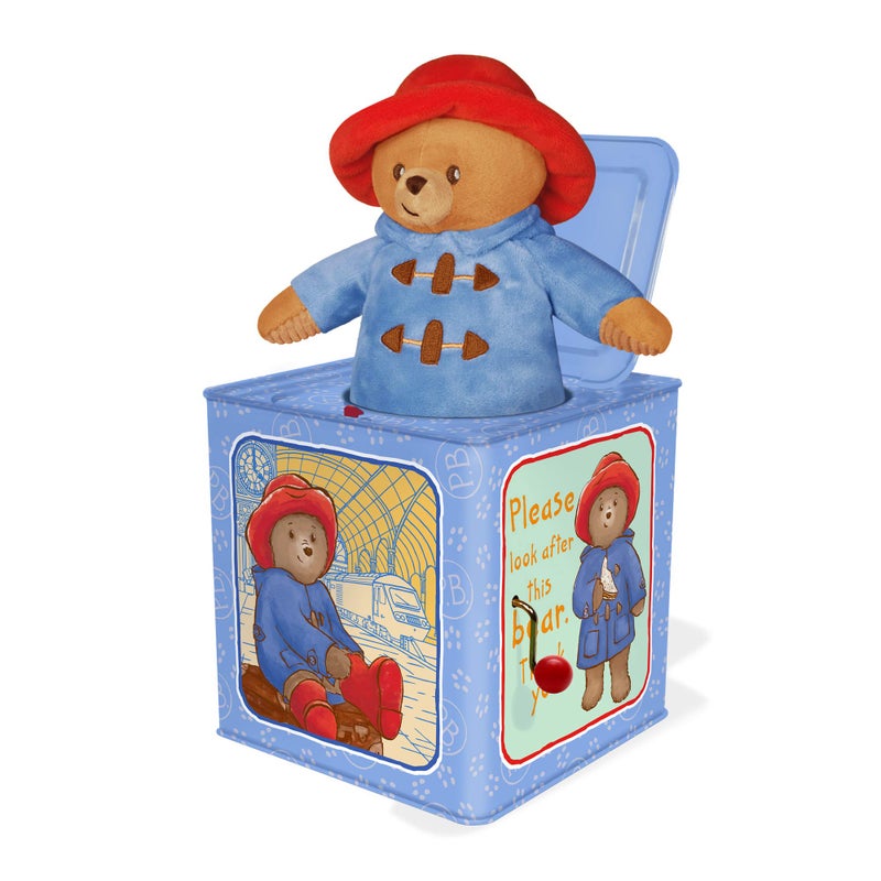 YOTTOY Paddington Bear Collection  Paddington for Baby JackinTheBox Infant Plush Toy with Music - Image 2