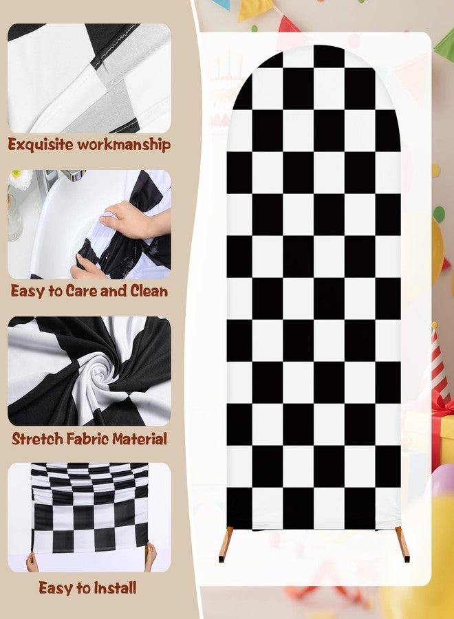 RimCereal One Happy Dude Theme Birthday Party Decoration, Set of 3 One Happy Dude Theme Print Arch Cover Spandex Fitted Wedding Arch Stand Covers for Birthday Party, 4ft, 5ft, 6ft - Image 4