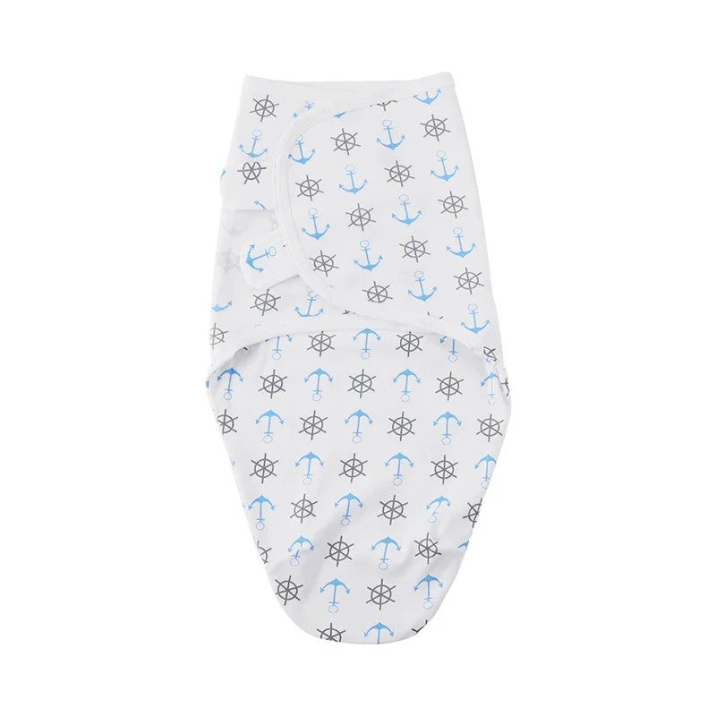 Y&D Newborn Swaddle Sleeping Bag 100% Cotton Infant Swaddlers Cocoon Wrap Sleep Sack Blanket Soft Print Material - Image 1