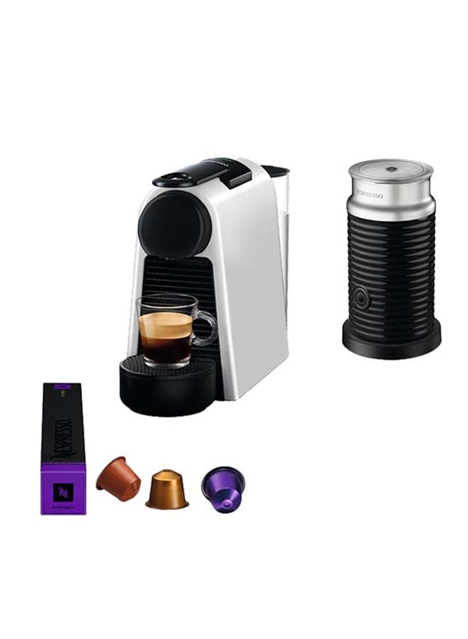 Essenza Mini Coffee Machine With Aeroccino 0.6 L 1200 W D030SI+Aeroccino Silver