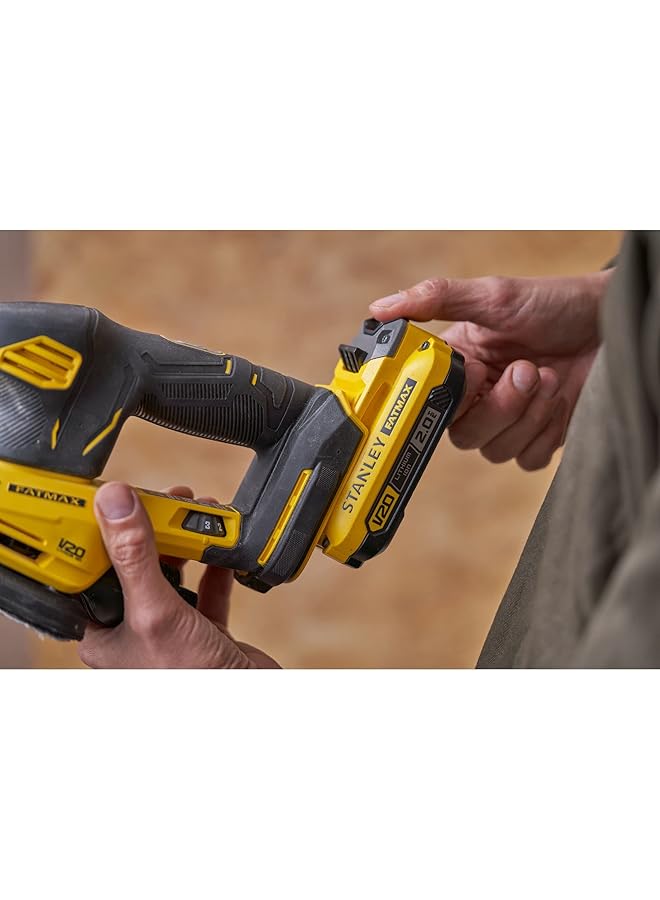 Stanley Lijadora De Detalles V20 Li Ion 18V Variable Velocidad 9.000 12.000 Opm Tamaño Base 110 Mm Cm² Conexión Para Aspiradores. - Image 5