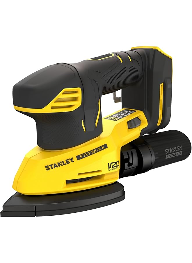 Stanley Lijadora De Detalles V20 Li Ion 18V Variable Velocidad 9.000 12.000 Opm Tamaño Base 110 Mm Cm² Conexión Para Aspiradores. - Image 1
