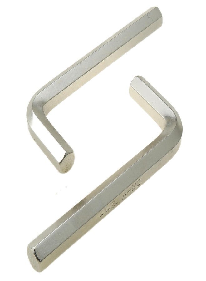 MEETOOT مجموعة مفاتيح سداسية صغيرة من MEETOOT، قطعتان، مقاس 12 مم، باللون الأسود، مجموعة مفاتيح ألين صغيرة، أدوات مفاتيح سداسية على شكل حرف L لإصلاح الدراجات والأثاث، أدوات بديلة - Image 5