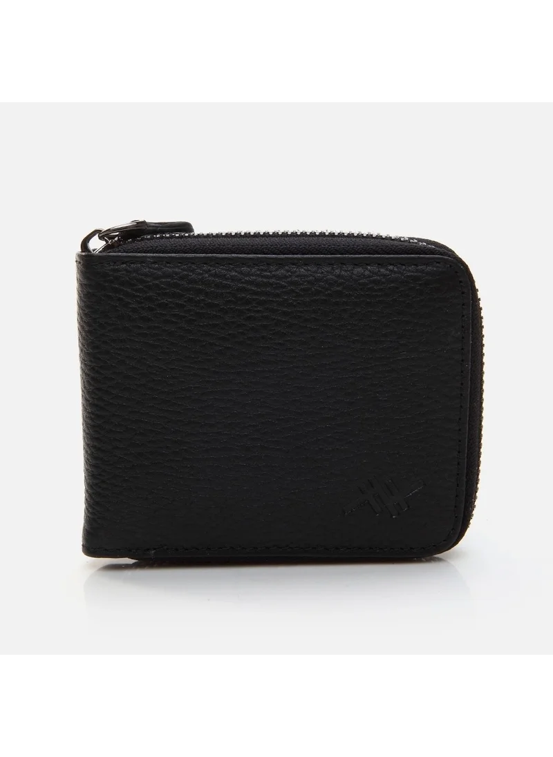 Hotiç 06CUH290100A100 Leather Black Men's Wallet