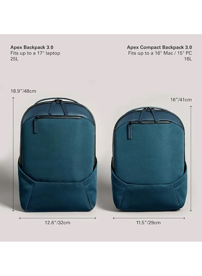 Troubadour Apex Backpack 3.0 Premium Versatile Backpack Made of Lightweight, Waterproof Great for Travel, Work, the Gym, Sports, Airforce Blue
