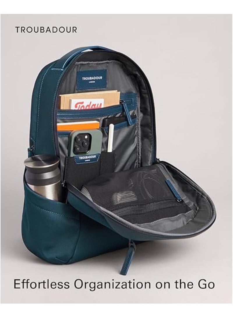 Troubadour Troubadour Apex Backpack 3.0 Premium Versatile Backpack Made of Lightweight, Waterproof Great for Travel, Work, the Gym, Sports, Airforce Blue  - Image 3