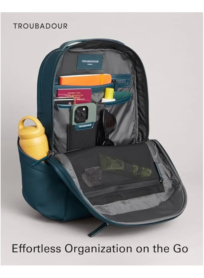 Troubadour Apex Backpack 3.0 Premium Versatile Backpack Made of Lightweight, Waterproof Great for Travel, Work, the Gym, Sports, Airforce Blue