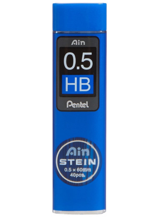 Pentel Ain Stein Mechanical Pencil Lead, 0.5mm HB, 40 Leads (C275-HB) - Image 1