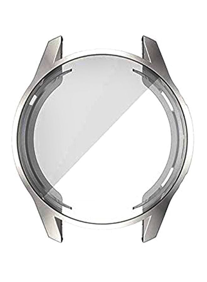 VINSOC Protective Anti-Scratch TPU Case Cover For Huawei GT2 Smartwatch Silver/Clear Electroplating powder (all-inclusive tpu soft shell) Op-x2 protective case - Image 1
