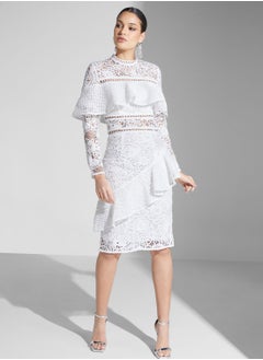 True Decadence Ruffle Lace Dress  - Image 4