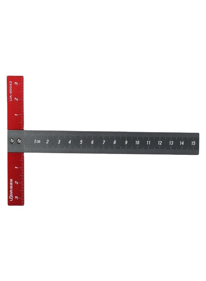 Urjumpea T-Shaped Square Metal Ruler, 6 Inch, Perfect for Art Framing, DIY Projects - Image 5