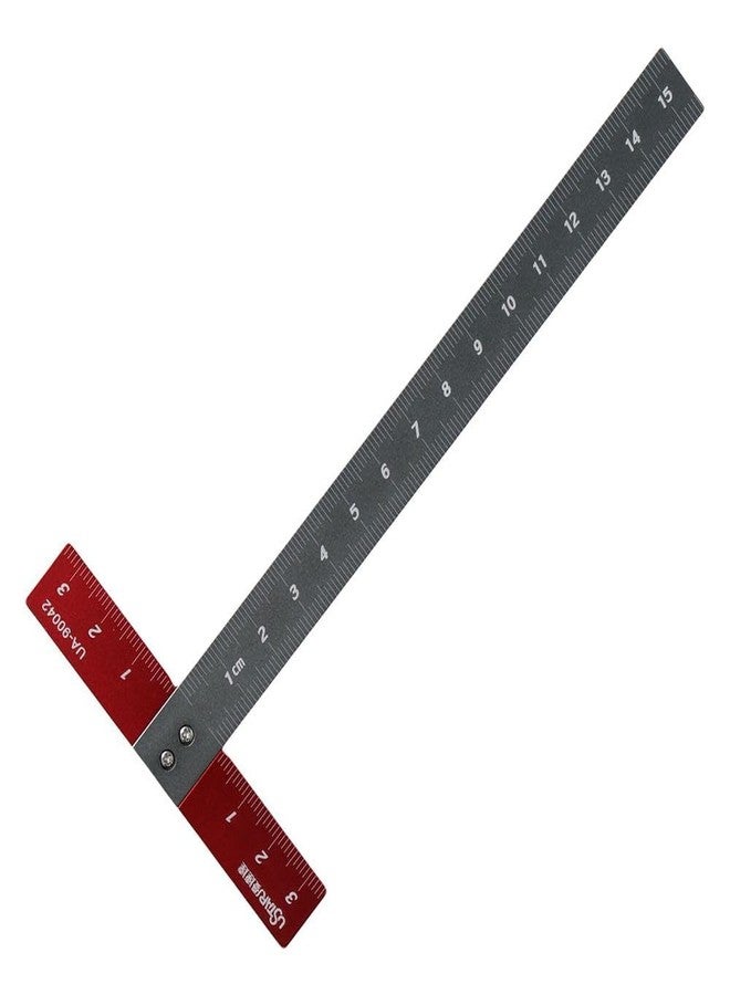 Urjumpea T-Shaped Square Metal Ruler, 6 Inch, Perfect for Art Framing, DIY Projects - Image 4