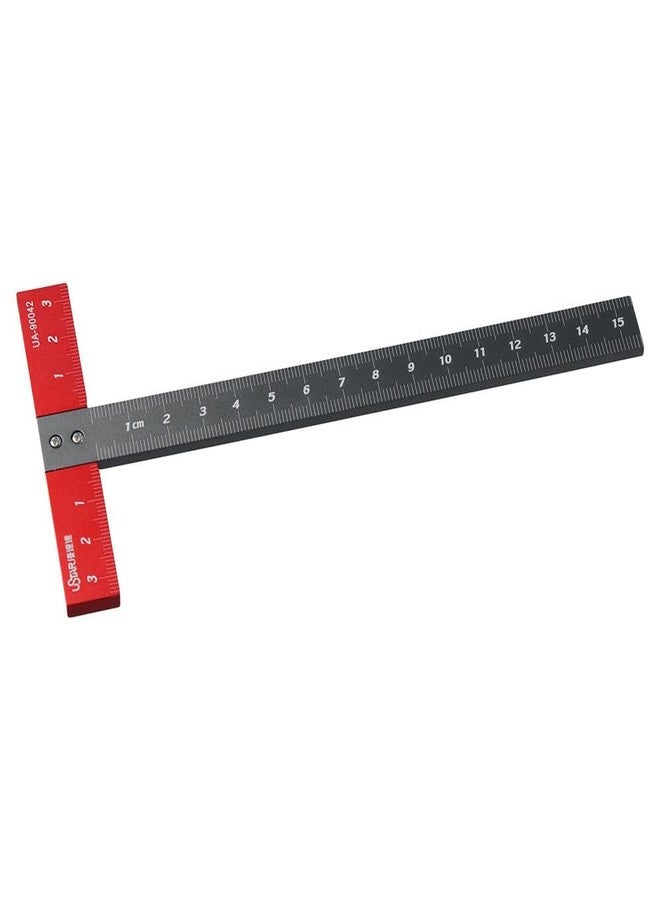 Urjumpea T-Shaped Square Metal Ruler, 6 Inch, Perfect for Art Framing, DIY Projects - Image 1