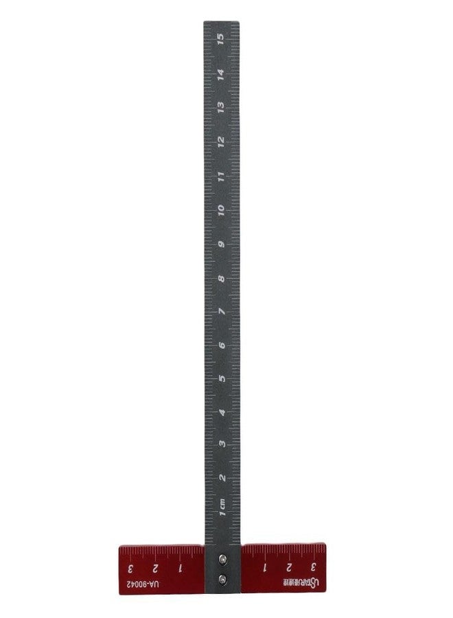 Urjumpea T-Shaped Square Metal Ruler, 6 Inch, Perfect for Art Framing, DIY Projects - Image 2