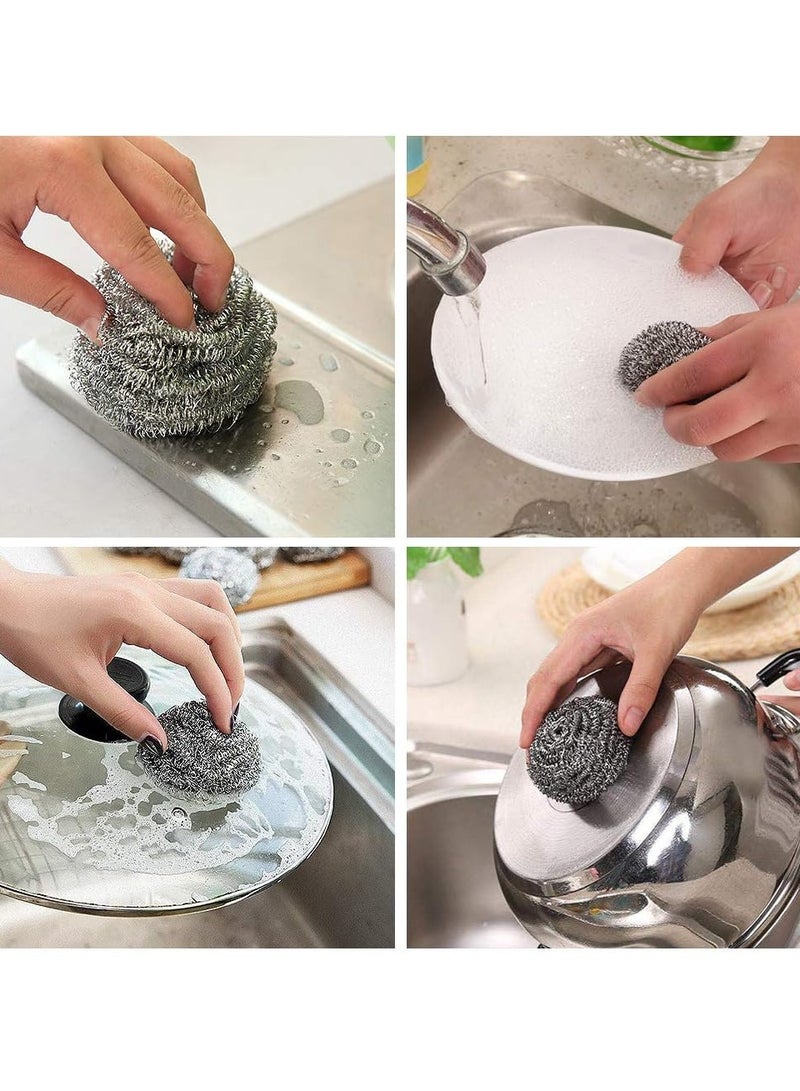 Stainless Steel Kitchen Wire 5 Pack Heavy Duty Ball Wire Multi-Use - Image 5