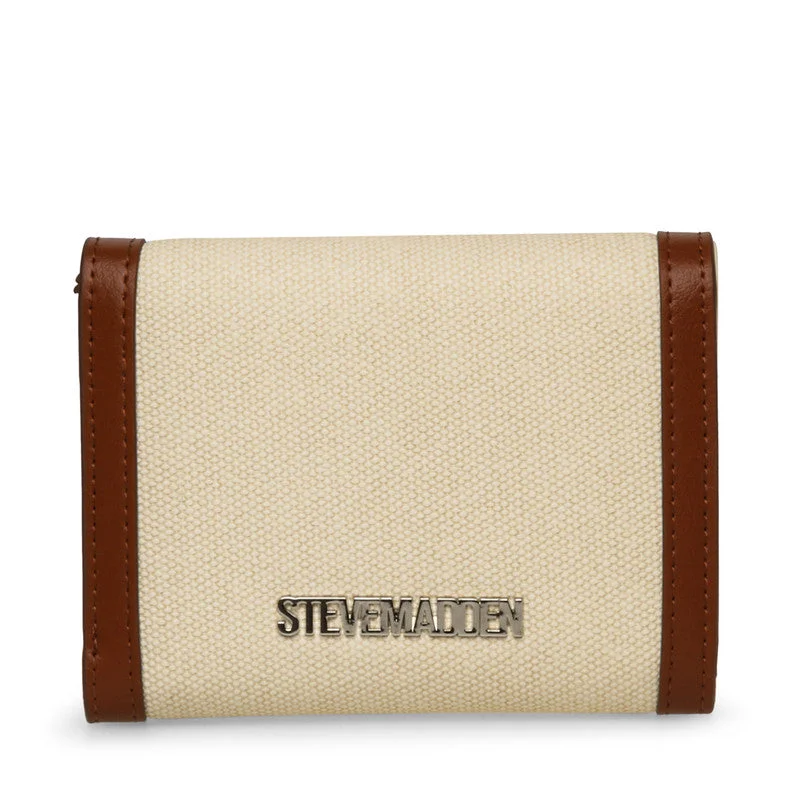 STEVE MADDEN Bcannon Logo Detail Tri-Fold Wallet