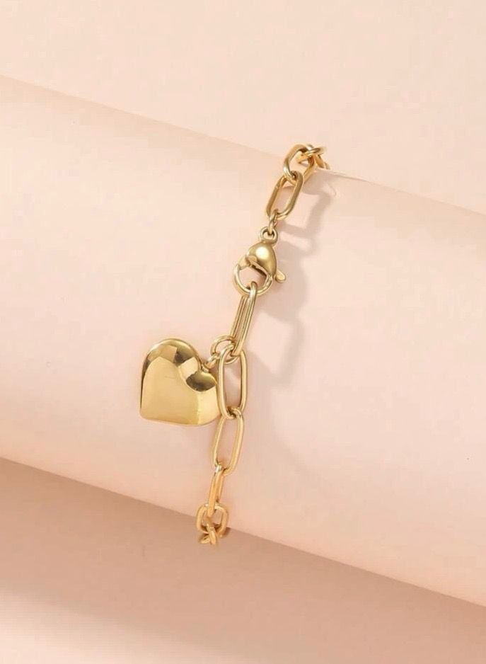 sixtyfour Elegant Gold Plated Stainless Steel Bracelet For Women - Image 1