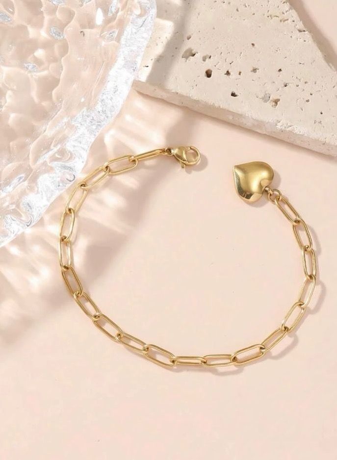 sixtyfour Elegant Gold Plated Stainless Steel Bracelet For Women - Image 3